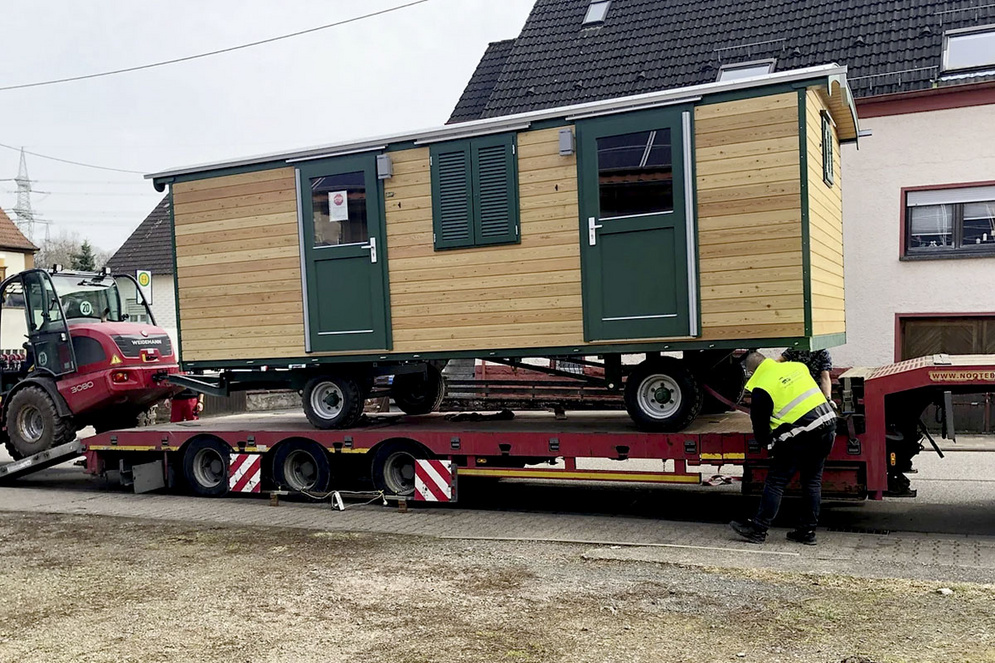 Wasch- und Toilettenwagen 